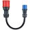 Adaptador go-e Gemini flex 22 kW, 3 peças, Preto