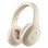 Auriculares NGS Artica Tempest inalámbricos Bluetooth con micrófono y plegables beige