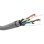 Cable de red Goobay Cat5e S/FTP 100 m gris