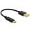 Cable USB DeLOCK 80954 0,15 m USB-A a USB-C Negro