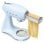 Batidora de varas Smeg SMF05PBEU 1000 W 4,8 L Azul pastel