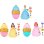 Muñeca Minifigura Disney Princess JHG94 Multicolor 122 mm