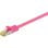 Cavo di rete Goobay RJ-45 CAT7 5 m Magenta S/FTP