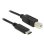 Cable USB DeLOCK 83601 1 m USB 2.0 USB C a USB B Negro