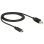 Cable USB DeLOCK 83601 1 m USB 2.0 USB C a USB B Negro