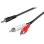 Audiokabel Goobay 3,5mm Stecker zu 2 x RCA Stecker 1,5 m schwarz