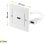 Scatola di Collegamento HDMI Goobay 51722 Bianca