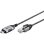 Cavo Adattatore Ethernet USB-C 3.2 Gen2 a RJ-45 Goobay 74407 10 m Nero/Argento