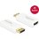 Adaptador DisplayPort 1.2 para HDMI DeLOCK Branco