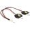 Cable de alimentación interna DeLOCK 0,2 m Molex 2-pin a 2x SATA 15-pin