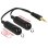 Cable de audio DeLOCK 0,19 m 3,5mm macho a 2x3,5mm hembra negro