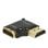 Adattatore HDMI 90° DeLOCK F/M Nero