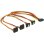 Cavo di alimentazione interno DeLOCK 0,5 m 4x SATA a 1x SATA