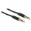 Cabo audio DeLOCK 3,5mm macho a 3,5mm macho 2 m Preto