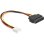 Cavo di alimentazione DeLOCK SATA 15 pin a Floppy 4 pin 15 cm