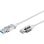Cable adaptador Ethernet Goobay USB 3.0 a RJ45 3 m Blanco