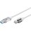 Cable Adaptador Ethernet USB 3.0 a RJ45 Goobay 15 m Blanco