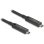 Cable USB-C óptico activo DeLOCK 84255 5 m USB 3.2 Gen 2 10 Gbit/s Negro