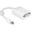 Adaptador DeLOCK mini DisplayPort a DVI 0,18 m Blanco