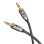 Audiokabel Goobay 65275 3,5mm TRS Stecker zu Stecker 3 m grau silber