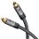 Cabo Toslink Goobay 65304 1 m Preto/Prateado