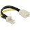 Cavo di alimentazione interno DeLOCK 83656 3 pin 0,08 m maschio-femmina