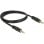 Audio-Kabel DeLOCK 3,5mm Stecker zu 3,5mm Stecker 1 m Schwarz