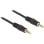 Audio-Kabel DeLOCK 3,5mm Stecker zu 3,5mm Stecker 1 m Schwarz