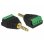 Adattatore DeLOCK 4.4 mm a blocco di terminali nero/verde