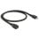 Cavo estensione USB 2.0 Micro-USB B DeLOCK 0,5 m Nero