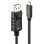 Cable adaptateur USB Type C à DisplayPort 10 m noir Lindy