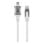 Cavo di rete Goobay 74176 USB-C a RJ-45 Cat6 2 m bianco