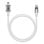 Cavo di rete Goobay 74176 USB-C a RJ-45 Cat6 2 m bianco