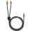 Cable RCA Y Goobay 5 m Negro/Plata Conectores Chapados en Oro
