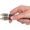 Cable RCA Y Goobay 5 m Negro/Plata Conectores Chapados en Oro