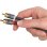 Cable RCA Y Goobay 5 m Negro/Plata Conectores Chapados en Oro