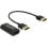 Adaptateur HDMI vers VGA DeLOCK 0,15 m Noir