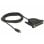 Cavo parallelo DeLOCK USB-C a DB25 1,8 m Nero