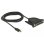 Cavo parallelo DeLOCK USB-C a DB25 1,8 m Nero