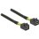 Cable DeLOCK Mini SAS HD x 4 SFF 8643 1 m Negro