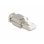 Conector RJ45 DeLOCK Cat.6A STP sin herramientas Plata