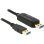 USB-Kabel Delock 1,5 m USB 3.0-A an USB 3.0-A Schwarz
