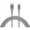 Cable Nevox 1885 1 m Lightning a USB C Gris Plata