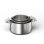 Kit de cacerolas Bosch HEZ9SE060, 6 piezas, acero inoxidable, inducción