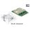 Tarjeta de red DeLOCK 95254 M.2 Wi-Fi 5 433,3 Mbit/s WLAN Bluetooth 4.0