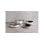 Tapa de vidrio Smeg CKFL2801 28 cm acero inoxidable transparente
