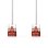 Cable de red Nedis CCGL85221WT30 Cat6 S/FTP 3 m Rojo Blanco