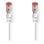 Cavo di rete Nedis CCGL85221WT10 Cat6 S/FTP 1 m Bianco