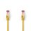 Cable réseau Nedis CCGL85221YE100 Cat6 S/FTP 10 m Rouge Jaune