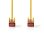 Cable réseau Nedis CCGL85221YE100 Cat6 S/FTP 10 m Rouge Jaune